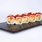 კალიფორნია დრიმ (8 ნაჭერი) - კრევეტი ტემპურაში, ორაგული, კრაბი, ტამაგო, ტობიკო