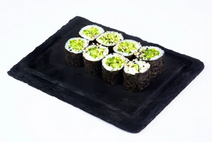 კაპა მაკი (8 ნაჭერი) - კიტრი, ბრინჯი, სეზამი და ნორი