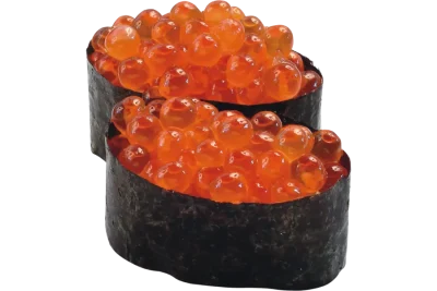 იკურა გუნკანი (2 ნაჭერი) - ორაგულის ხიზილალა, ბრინჯი და ნორი