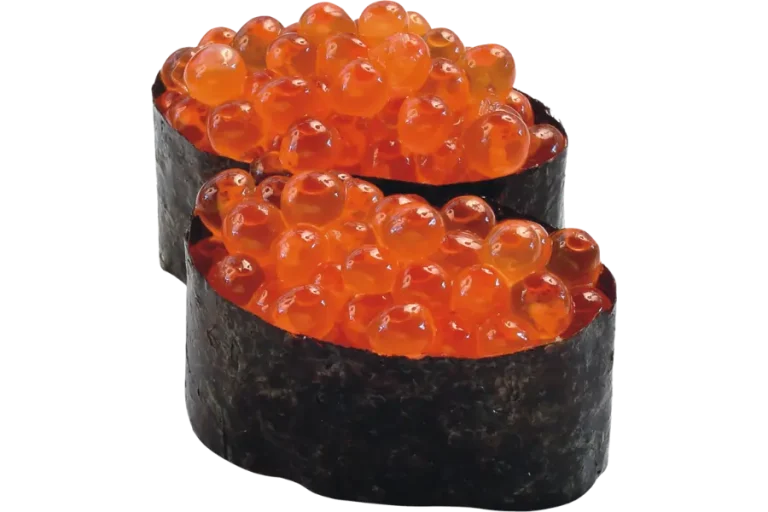 იკურა გუნკანი (2 ნაჭერი) - ორაგულის ხიზილალა, ბრინჯი და ნორი